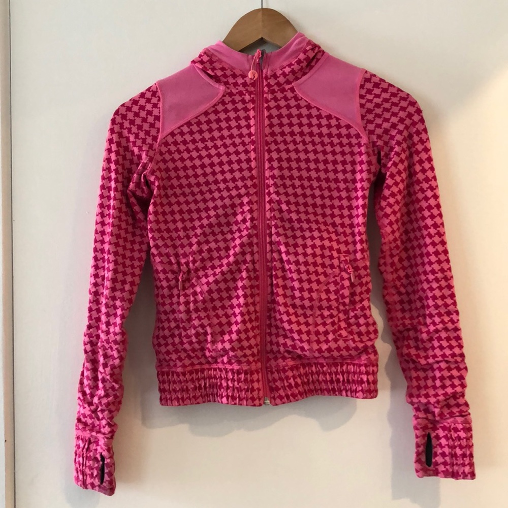 Size 8 (girls) Ivivva reversible hoodie